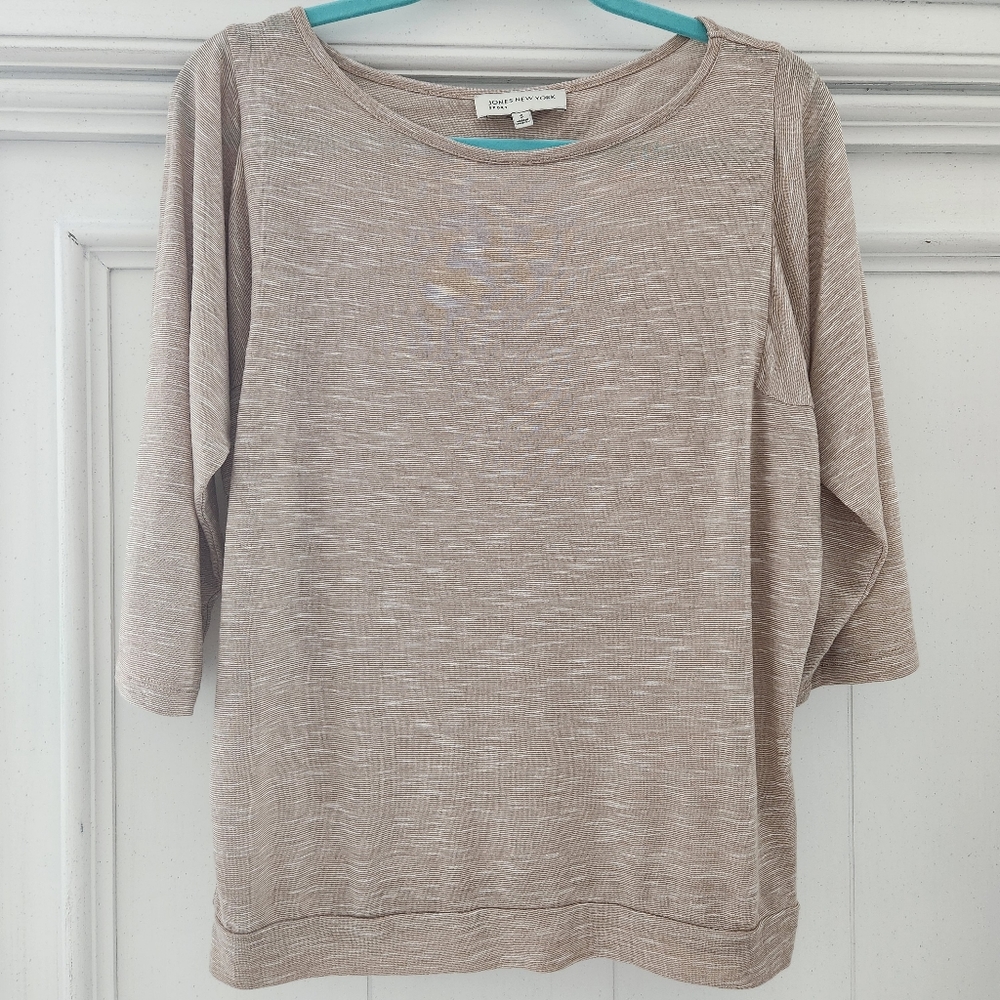 Jones New York Sport Beige Sweater Size Small 💖
